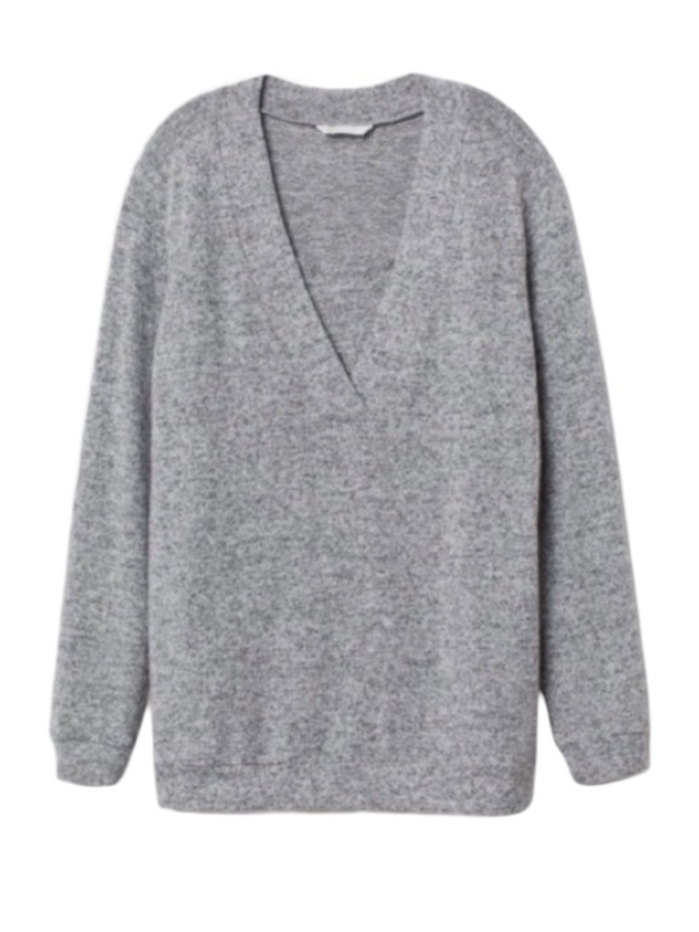 H&M cozy pullover gray sweater l